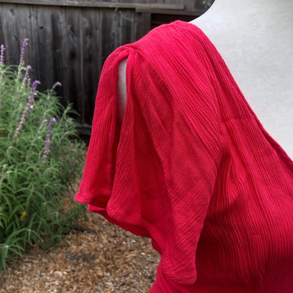 Lulus Much Obliged Maxi Wrap Dress - Size Medium - Picture 7 of 16